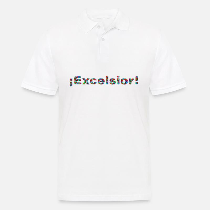 Excelsior - Männer Poloshirt - Weiß