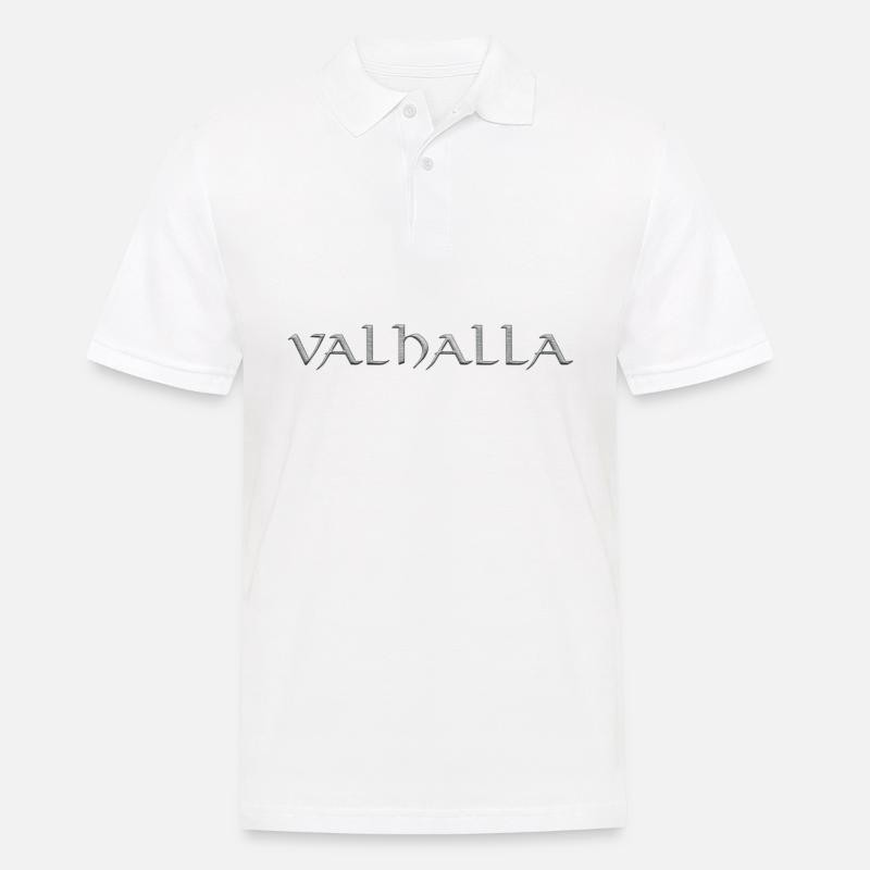 valhalla - Männer Poloshirt - Weiß