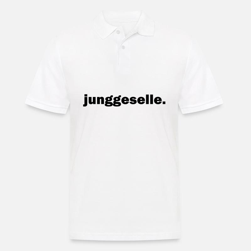 Junggeselle - Männer Poloshirt - Weiß