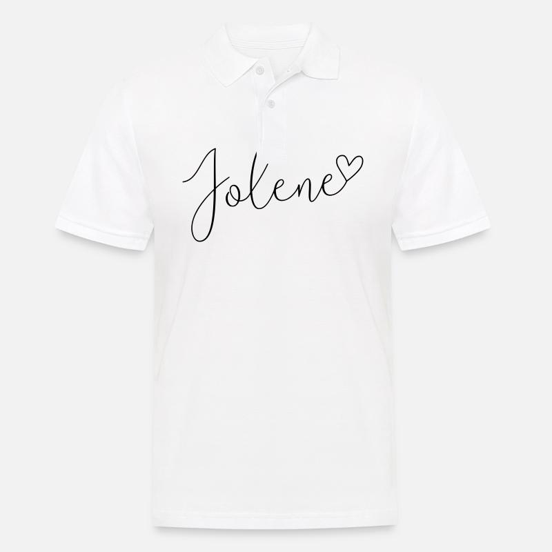 Jolene Name Vorname Mädchen - Männer Poloshirt - Weiß