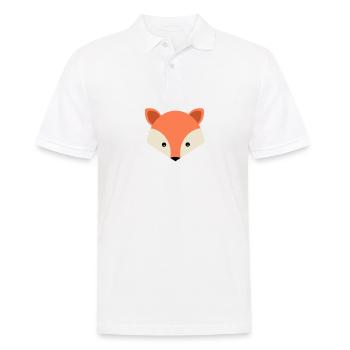 Sweet Fox - Männer Poloshirt - Weiß - Vorne - Kai (181cm)