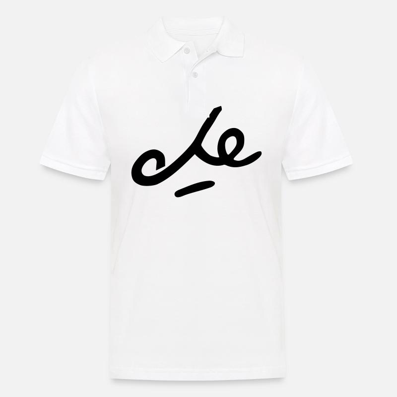 Che Ernesto Guevara Unterschrift - Männer Poloshirt - Weiß