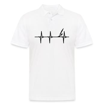 Planche à voile Heartbeat - Polo Homme - blanc - Devant - Kai (181cm)