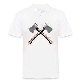 hache - Polo Homme - blanc - Devant - Kai (181cm)
