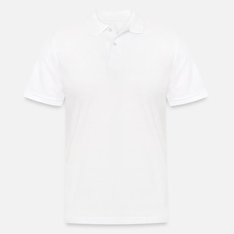 Krone - Männer Poloshirt - Weiß