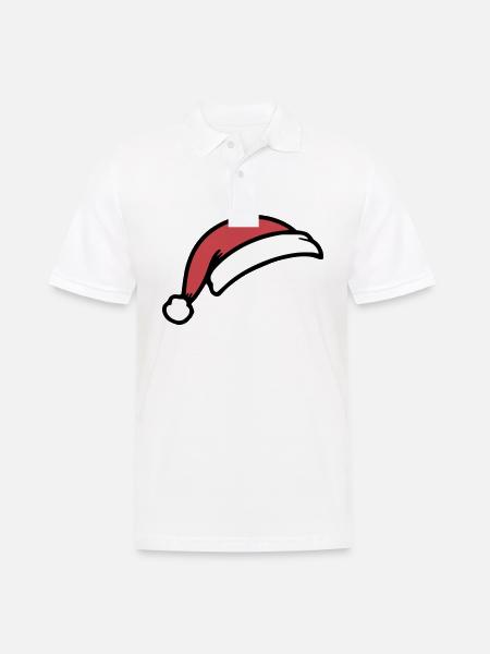Santa hat - Men's Polo Shirt - white