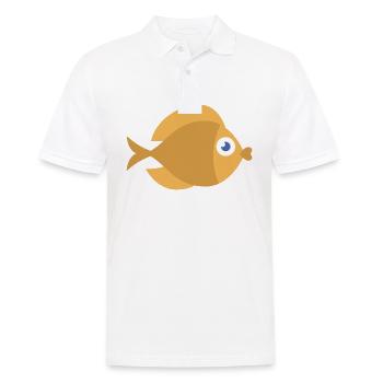 Meerestiere - Männer Poloshirt - Weiß - Vorne - Kai (181cm)