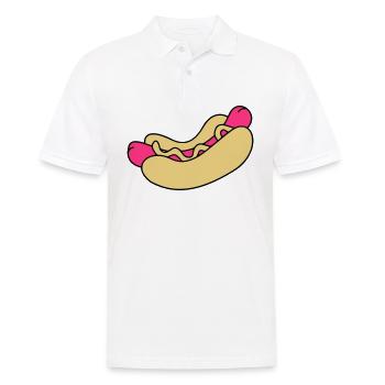 Hot-dog - Polo Homme - blanc - Devant - Kai (181cm)