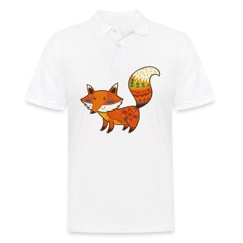 Wildtiere - Männer Poloshirt - Weiß - Vorne - Kai (181cm)