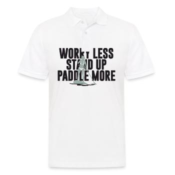 SUP - Männer Poloshirt - Weiß - Vorne - Kai (181cm)