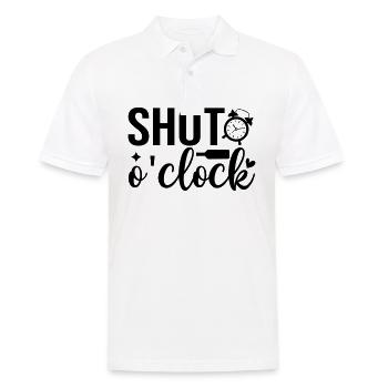 Shot o clock tequila soda and margaritas - Men's Polo Shirt - white - Front - Kai (181cm)