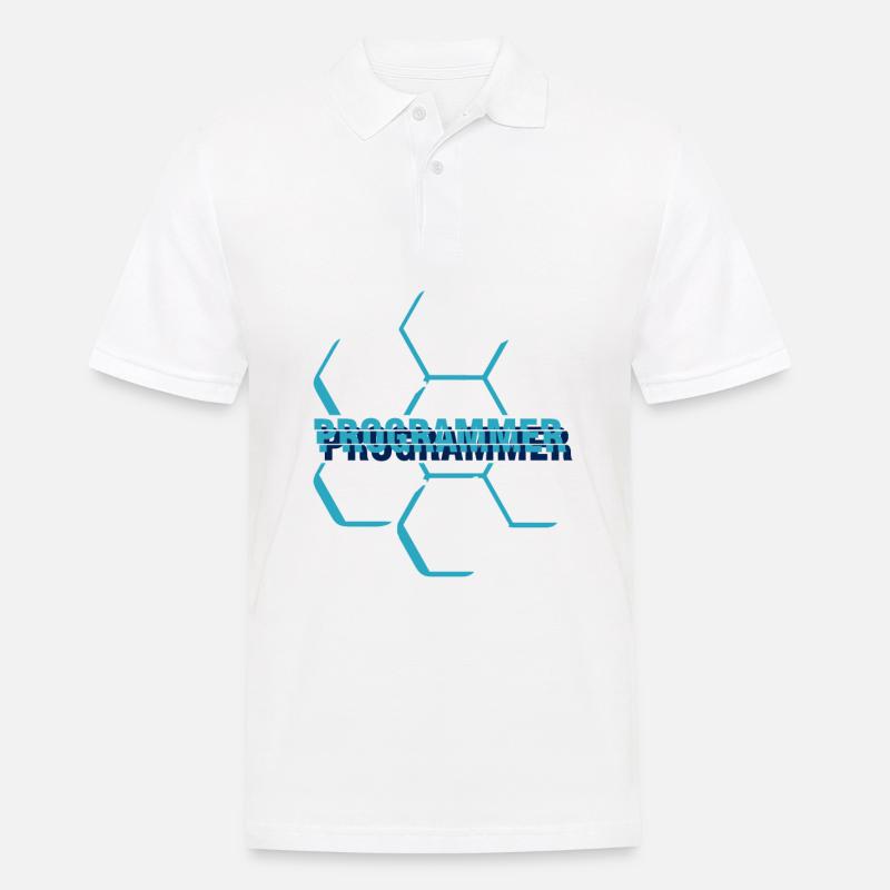 Computer programmer - Programmierer - Männer Poloshirt - Weiß