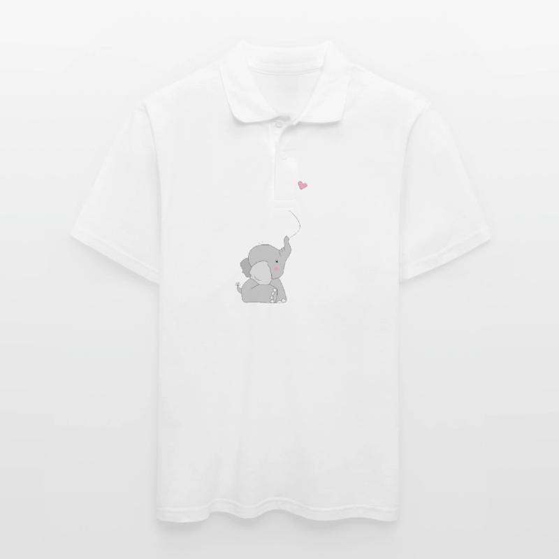 Eddi Elefant - présent - idée présente Polo Homme