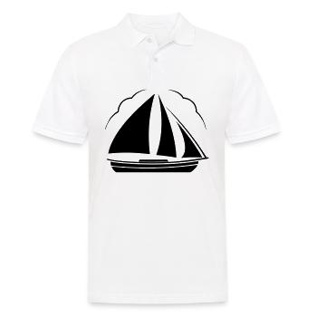 Bateau a voile - Polo Homme - blanc - Devant - Kai (181cm)