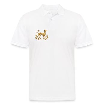 Free the Galgo - Embroidery Nr01 - Men's Polo Shirt - white - Front - Kai (181cm)