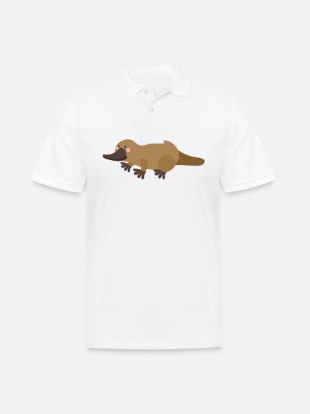 ornithorynque - Polo Homme - blanc