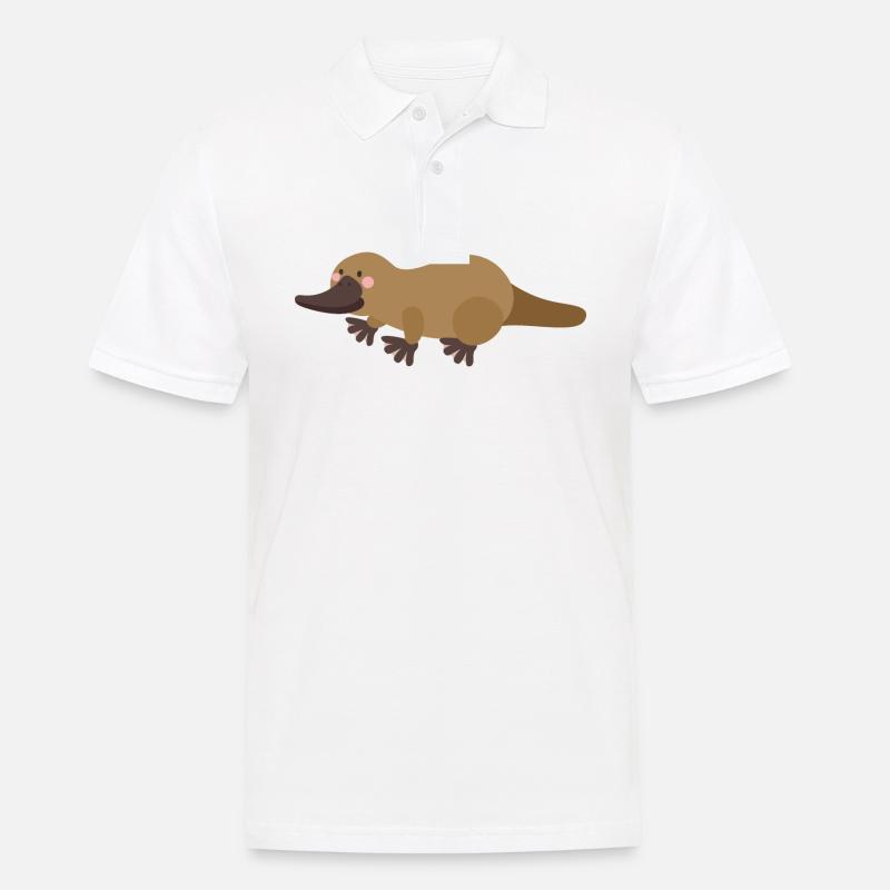 ornithorynque - Polo Homme - blanc