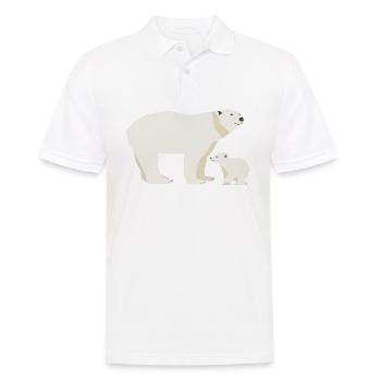 Wildtiere - Männer Poloshirt - Weiß - Vorne - Kai (181cm)