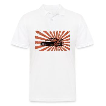 ImprezaRising - Männer Poloshirt - Weiß - Vorne - Kai (181cm)