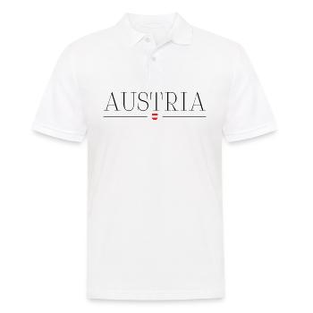 Autriche - Polo Homme - blanc - Devant - Kai (181cm)
