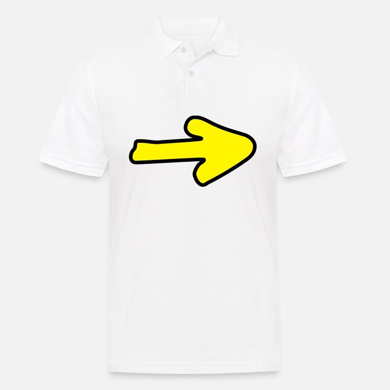 Pfeil XIIa - Männer Poloshirt - Weiß