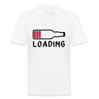Laden Bier trinken - Laden - Männer Poloshirt - Weiß - Vorne - Kai (181cm)
