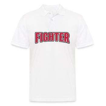 Fighter - Männer Poloshirt - Weiß - Vorne - Kai (181cm)