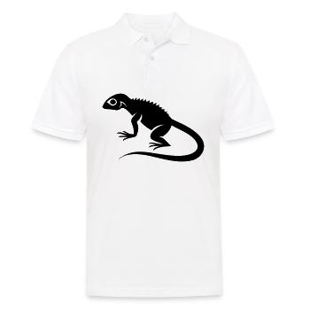Lizard - Men's Polo Shirt - white - Front - Kai (181cm)