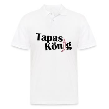 Tabas Koenig - Männer Poloshirt - Weiß - Vorne - Kai (181cm)