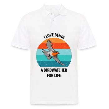 Observation des oiseaux Observation des oiseaux Observation des oiseaux - Polo Homme - blanc - Devant - Kai (181cm)
