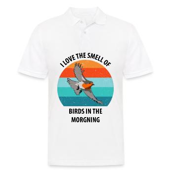 Bird Watching Bird Watching Birding Bird - Men's Polo Shirt - white - Front - Kai (181cm)