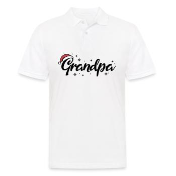 Chapeau de Père Noël Papi Papi - Polo Homme - blanc - Devant - Kai (181cm)