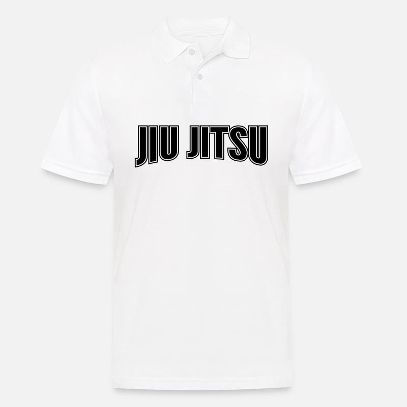jiu jitsu - Männer Poloshirt - Weiß