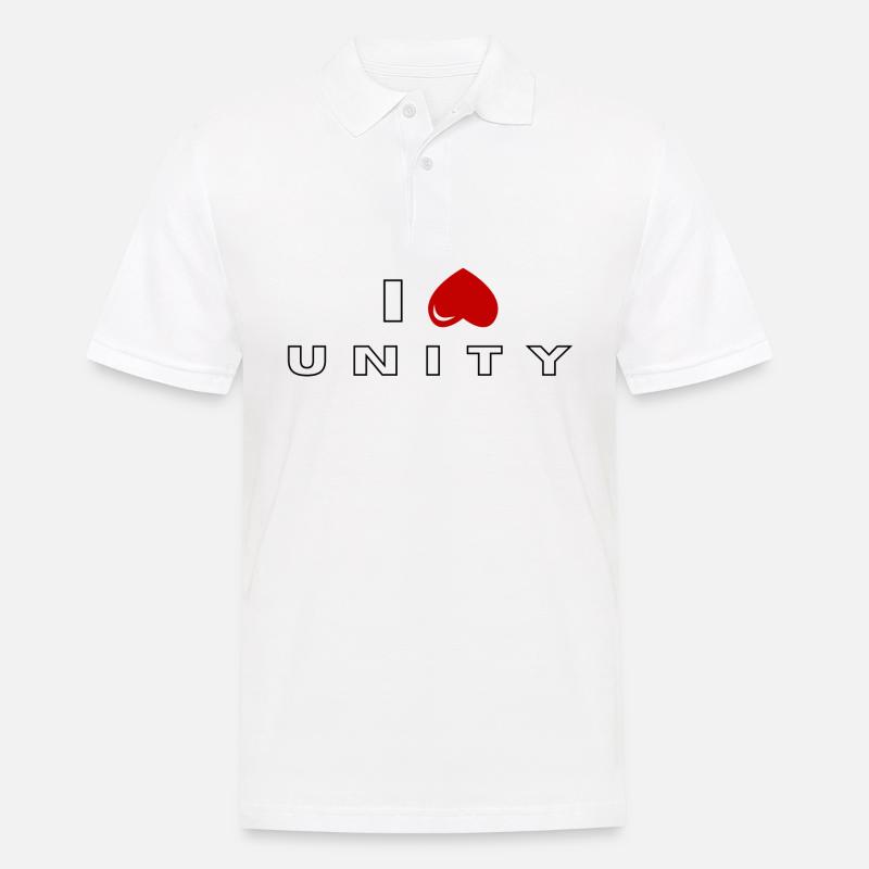 Ich hasse Unity - Männer Poloshirt - Weiß