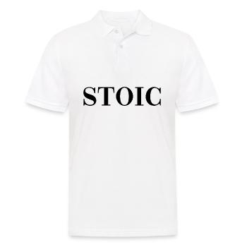 Stoic Stoa cadeau de philosophie - Polo Homme - blanc - Devant - Kai (181cm)