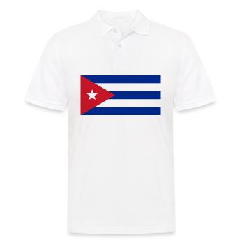 Cuba - Polo Homme - blanc - Devant - Kai (181cm)