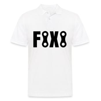 Fixi chain link - Men's Polo Shirt - white - Front - Kai (181cm)