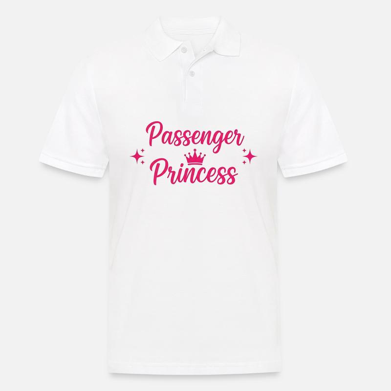 Passagier - Männer Poloshirt - Weiß