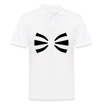 Tie - Men's Polo Shirt - white - Front - Kai (181cm)