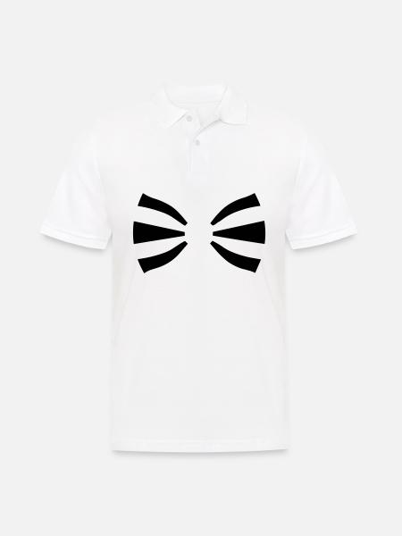 Binden - Männer Poloshirt - Weiß
