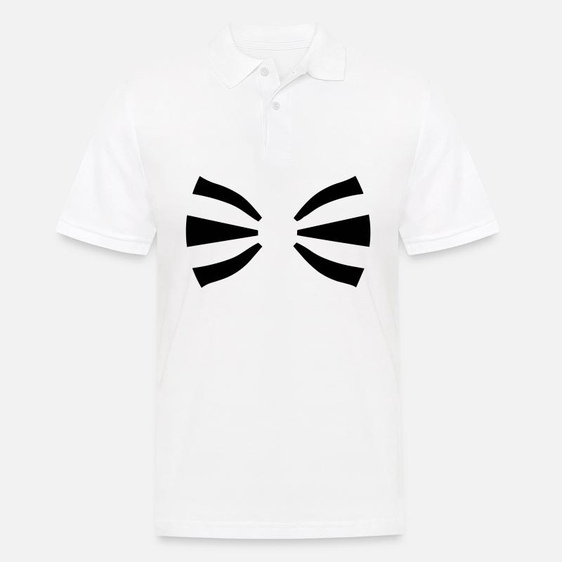 Noeud papillon - Polo Homme - blanc