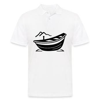Boot - Männer Poloshirt - Weiß - Vorne - Kai (181cm)