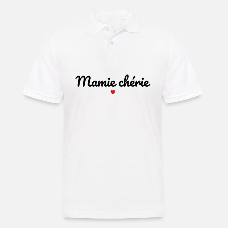 Geliebte Mutter - Männer Poloshirt - Weiß