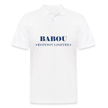 Edition limitée babou - Polo Homme - blanc - Devant - Kai (181cm)