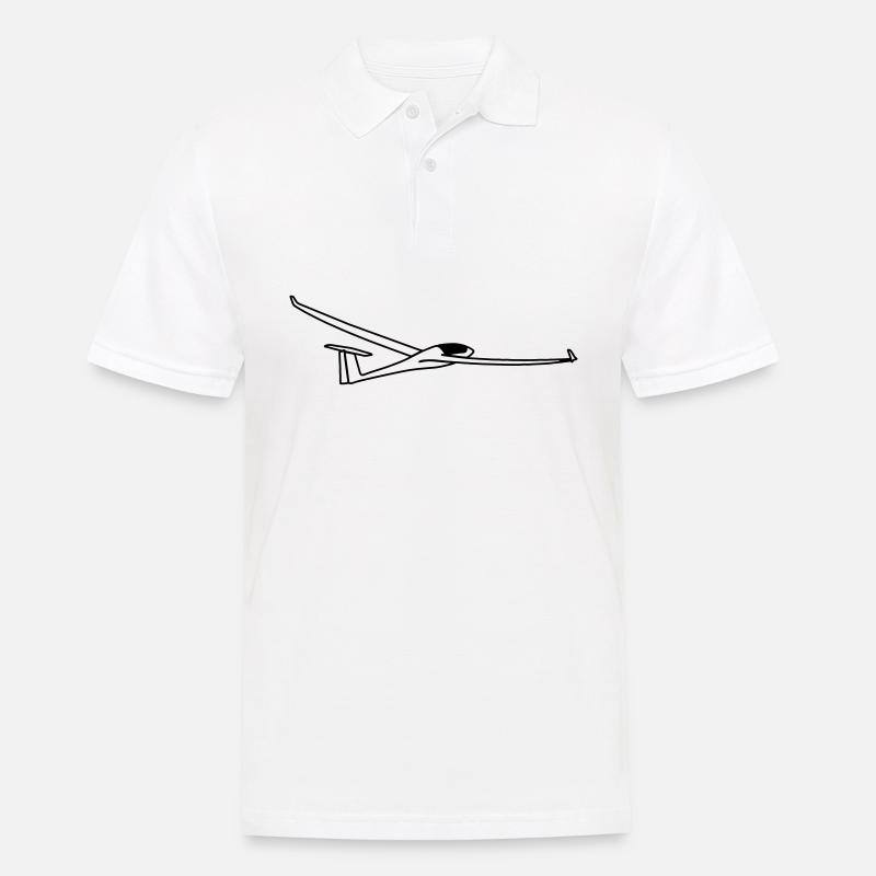 Glider glider glide cadeau - Polo Homme - blanc