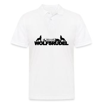Bräutigam Wolfsrudel Junggesellenabschied Geschenk - Männer Poloshirt - Weiß - Vorne - Kai (181cm)