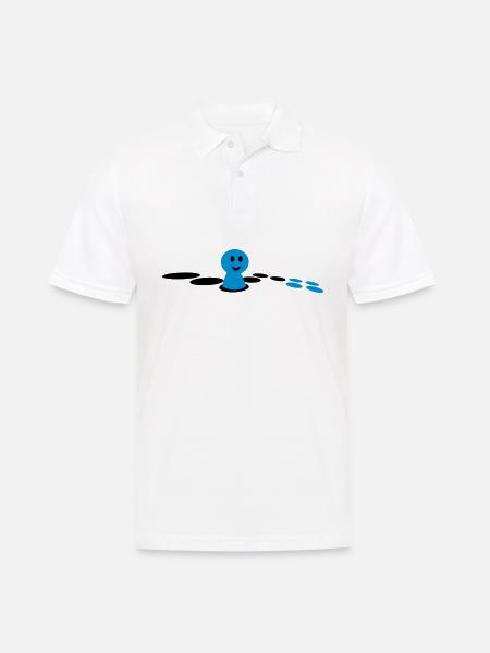 Board Game / Board Game (2c) - Men's Polo Shirt - white