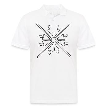 Ornament - Vectorgraphic - Men's Polo Shirt - white - Front - Kai (181cm)