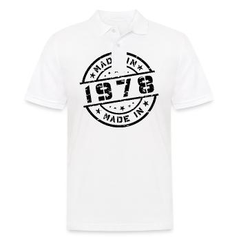 Année de naissance Anniversaire Né(e) en 1978 - Polo Homme - blanc - Devant - Kai (181cm)