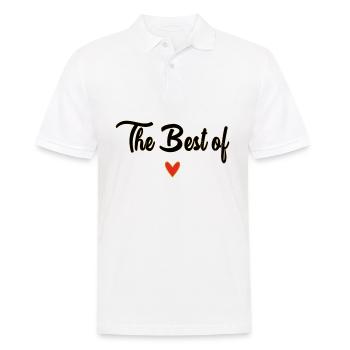 PAPOUNET. DAD. FATHER'S DAY. HAPPY FATHER'S DAY - Men's Polo Shirt - white - Front - Kai (181cm)